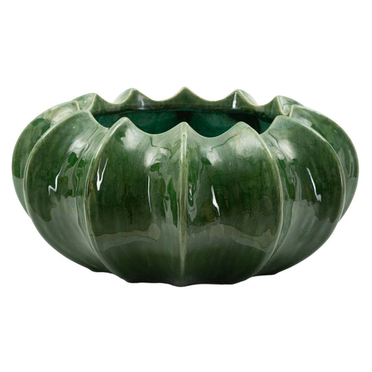 Cachepot Cactus Ø 31x16 cm – Contenitore Decorativo con Finitura Opaca Naturale