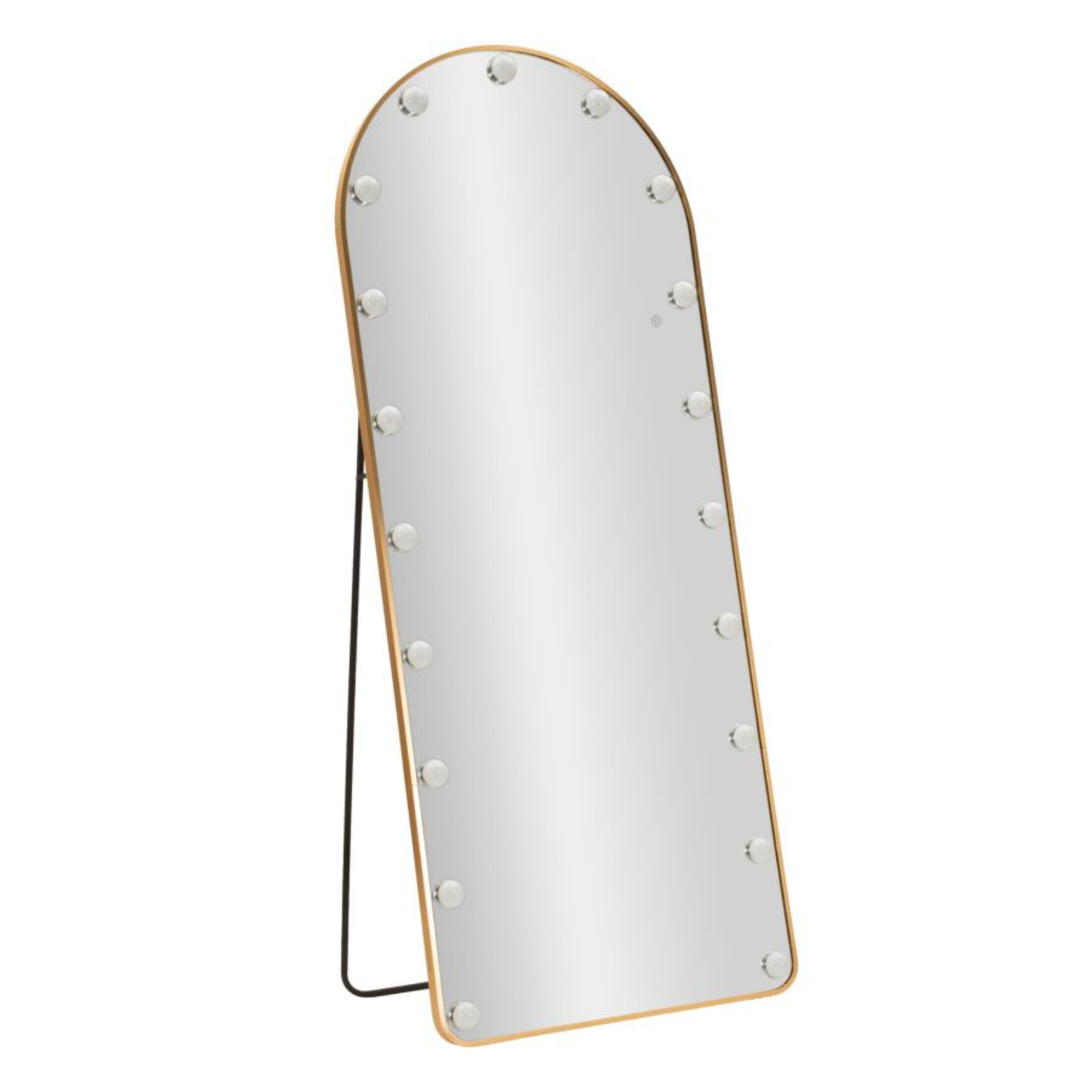 SPECCHIO DA TERRA LED HOLLYWOOD ARCO CM 70X6-45X170 (3 TONALITA' DI LUCE)