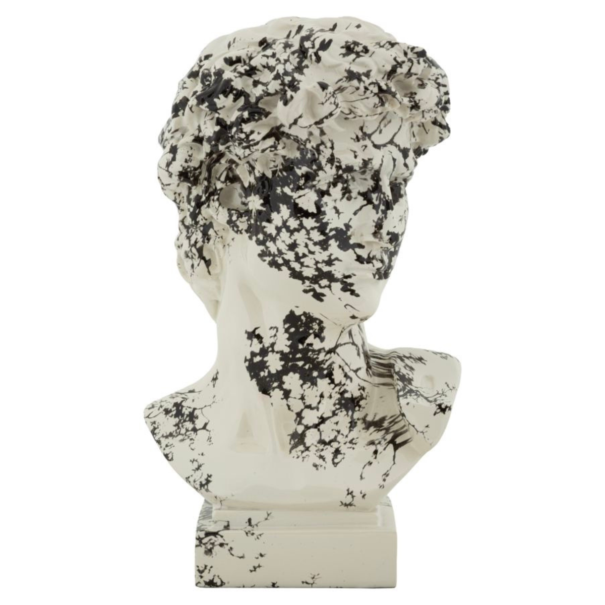 SCULTURA TESTA ANTICA OKINAWA CM 18X16X30