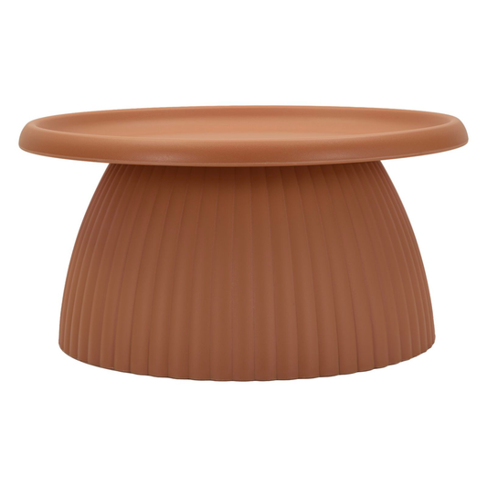 TAVOLINETTO GEAX ROSSO CM Ø 70X35