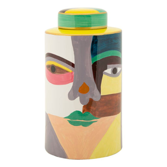 Vaso Piccassy Top in Ceramica Multicolore H 33 cm