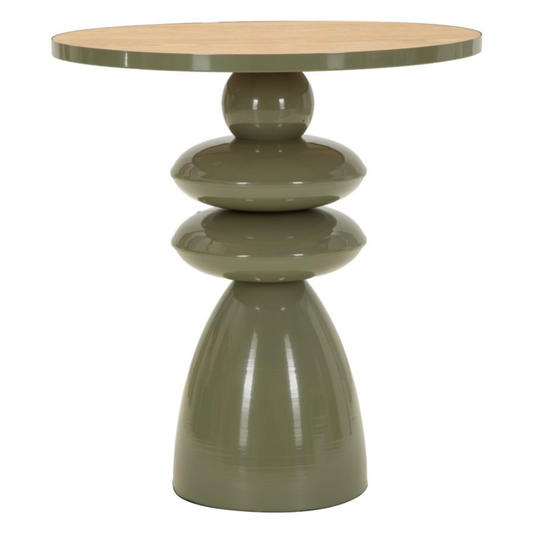 TAVOLINETTO SEOUL VERDE CM Ø 45,5X49