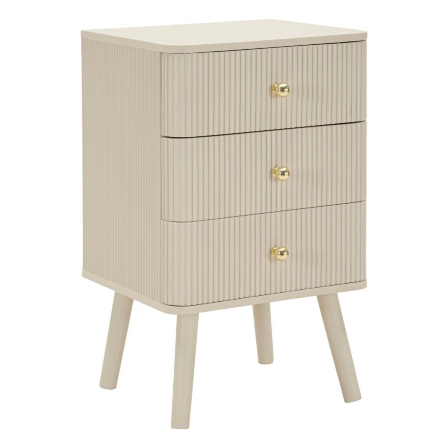 COMODINO 3 CASSETTI SHY CM 37,5X34X61