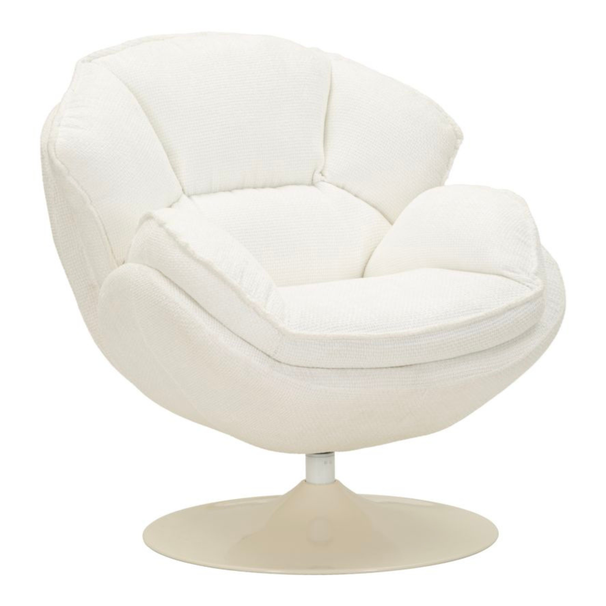 POLTRONA AMBURGO BIANCA CM 85X80X81