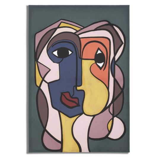 Dipinto su tela double face Picassy cm 60x3x90