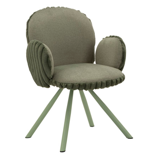SEDIA STOCCOLMA -B- VERDE SET 2 PZ CM 64X68X83 (ALTEZZA SEDUTA CM 45)