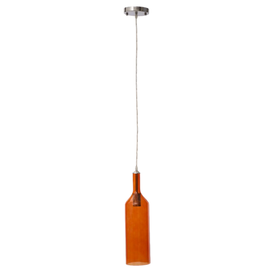 PARALUME DA SOFFITTO BOTTLE ARANCIONE Ø 11X43H cm