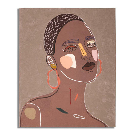 DIPINTO SU TELA TRIBAL -A- CM 80X2,8X100
