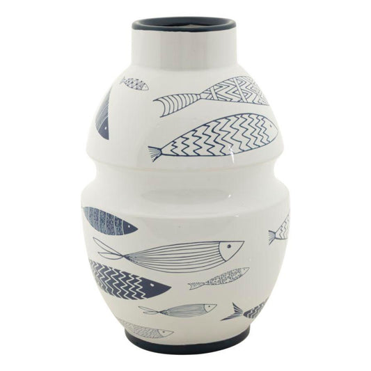 VASO CERAMICA FISH CM Ø 21X31