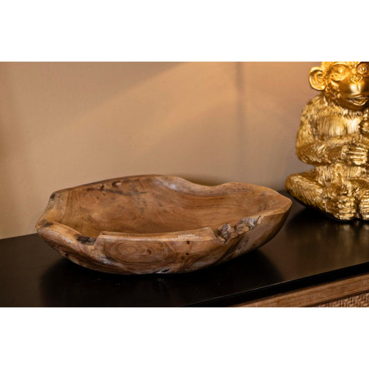 S/TASCHE TIPIC IN TEAK RIC. CM Ø 30X7 (PEZZI UNICI - NON RIP. IN SERIE)