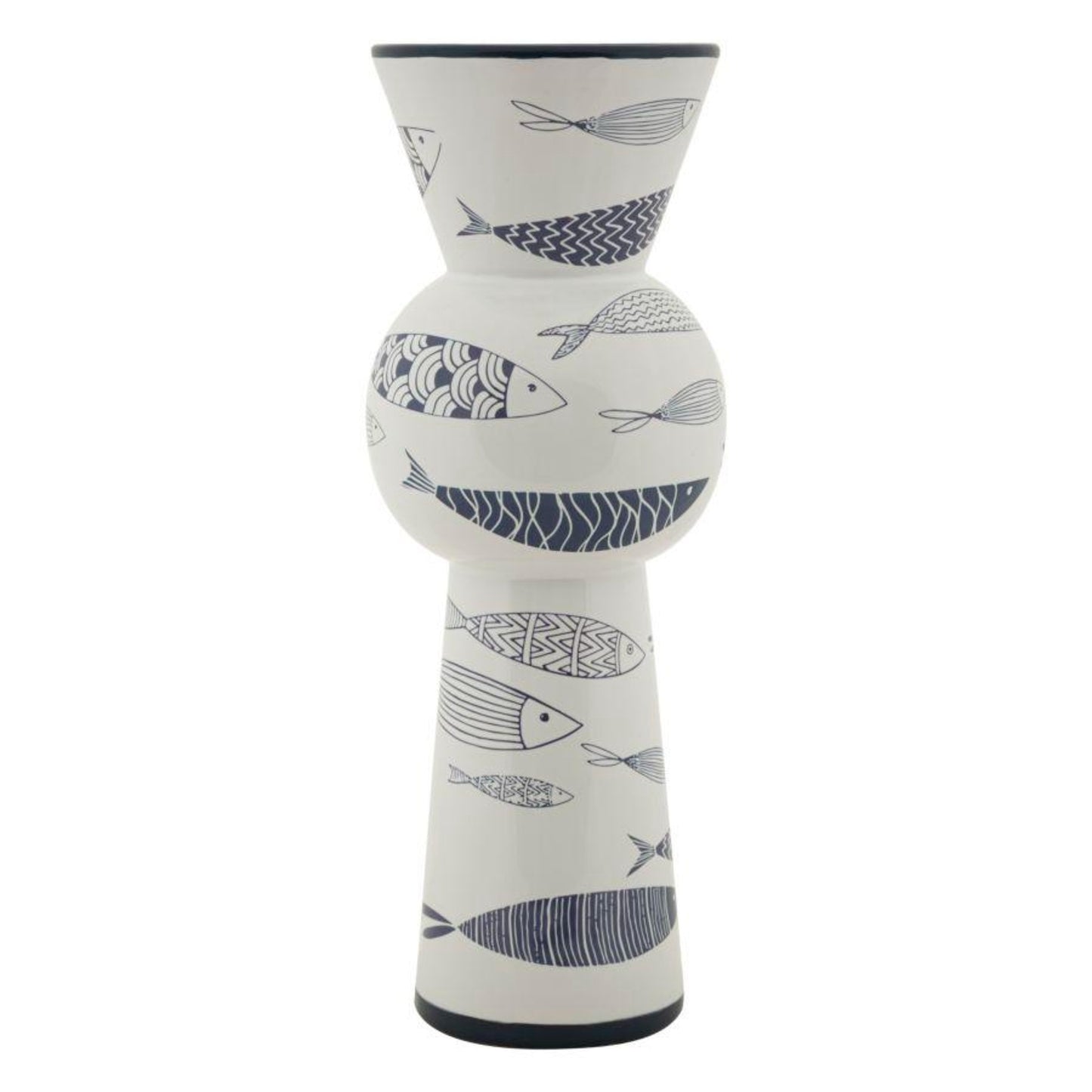 VASO CERAMICA FISH TALL CM Ø 14X38,5