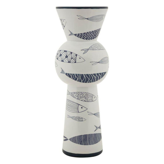 VASO CERAMICA FISH TALL CM Ø 14X38,5