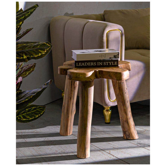 TAVOLINETTO BINTANG IN TEAK RIC. CM50X47X50 (PEZZI UNICI - NON RIP. IN SERIE)