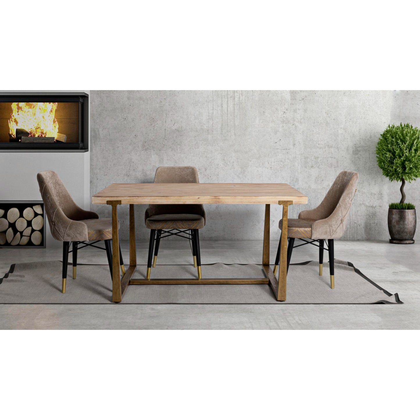 TAVOLO ANKARA CM 150X90X78