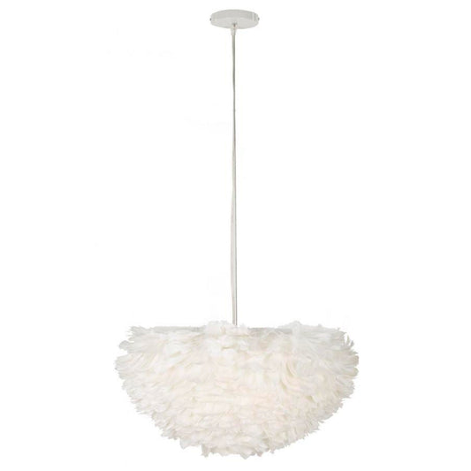 LAMPADARIO FEATHER CM Ø 60X30 (altezza con filo cm 110)