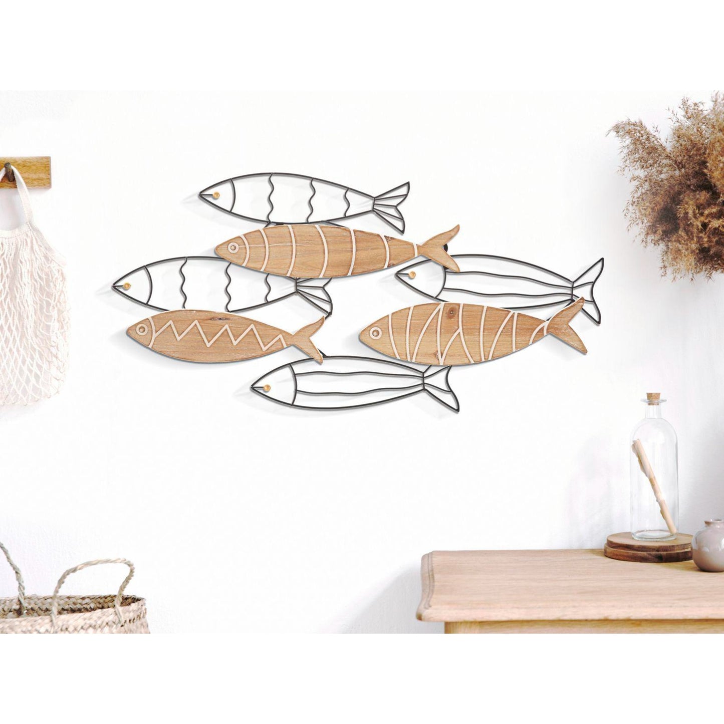 PANNELLO DA MURO FISH CM 60X2X30