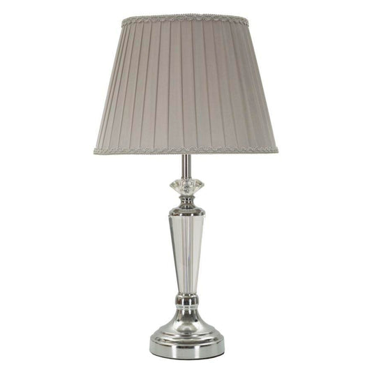LAMPADA DA TAVOLO SILVERY CM Ø 30X56
