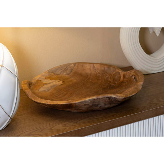 S/TASCHE WAHAN IN TEAK RICICLATO CM  42X36X7 (PEZZI UNICI - NON RIP. IN SERIE)