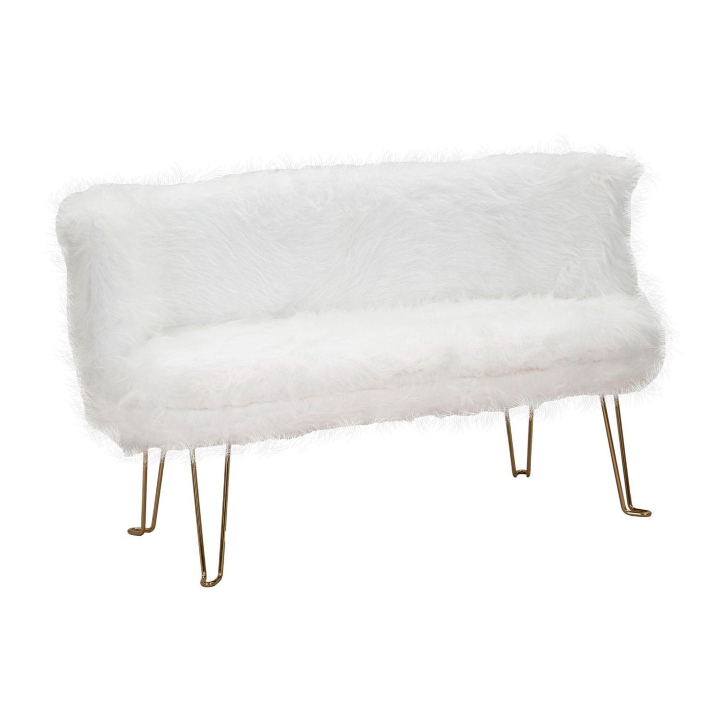 DIVANETTO HACIL BIANCO CM 134X54X77