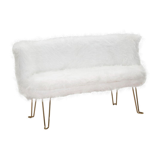 DIVANETTO HACIL BIANCO CM 134X54X77