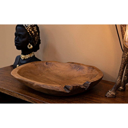 S/TASCHE TIPISAN IN TEAK RIC. CM 43X38X7 (PEZZI UNICI - NON RIP. IN SERIE)