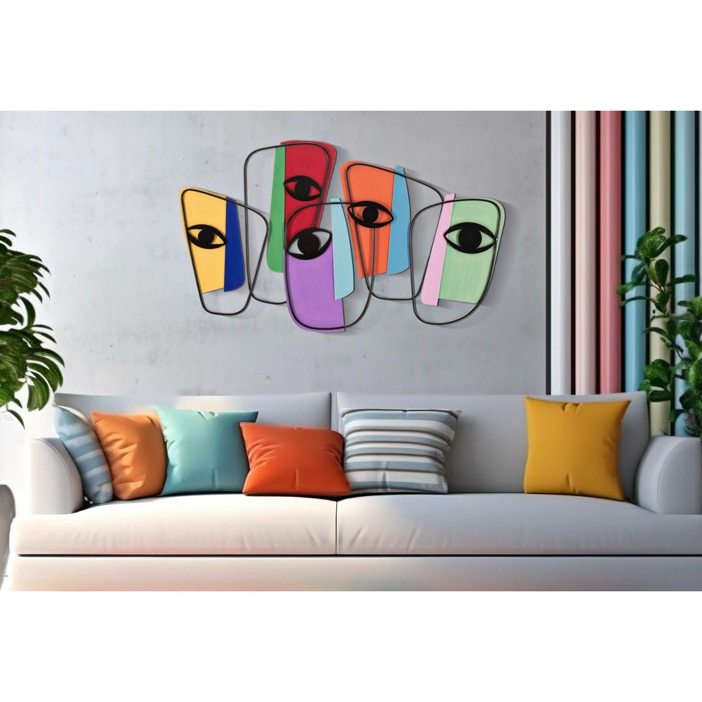 PANNELLO DA MURO EYES -B- CM 120X2X72