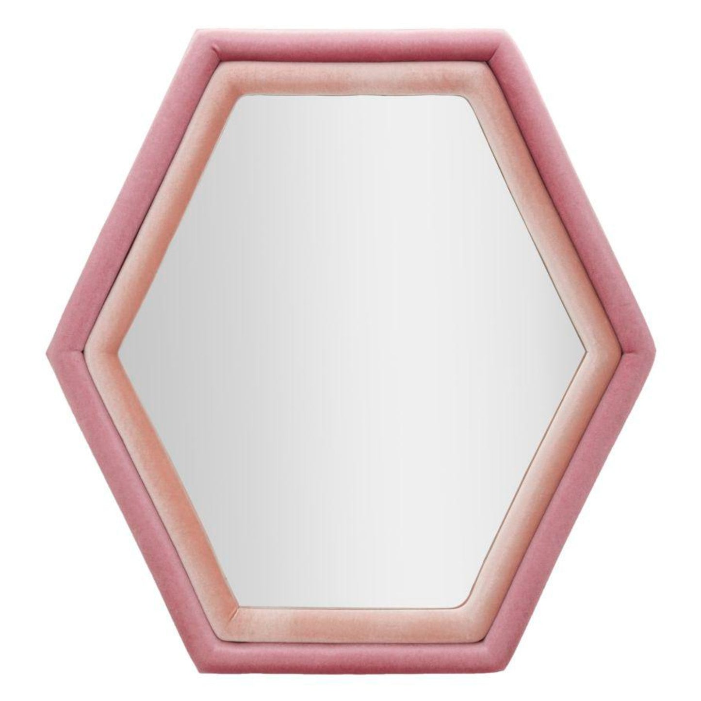 SPECCHIO DA MURO TONY VELLUTO ROSA/MIX CM 75X4X80
