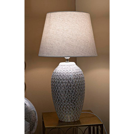 LAMPADA DA TAVOLO RESINA WAVE CM Ø 35X65