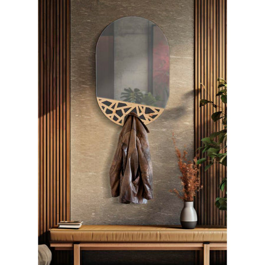 SPECCHIO DA MURO C/APP-ABITI CARV CM 60X5,3X90