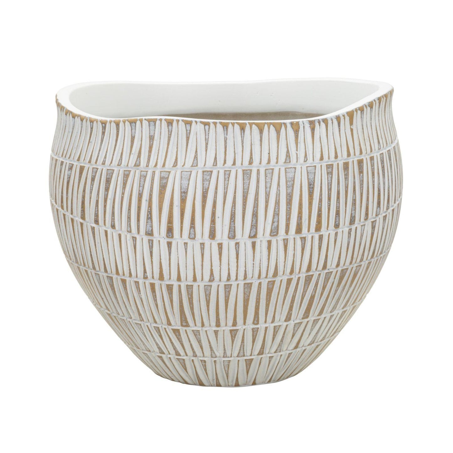 CACHEPOT RESINA STIKY CM Ø 26X20,5