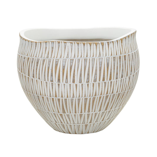 CACHEPOT RESINA STIKY CM Ø 26X20,5