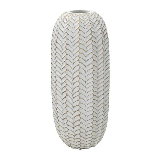 VASO RESINA LEAF CM Ø 18,5X46