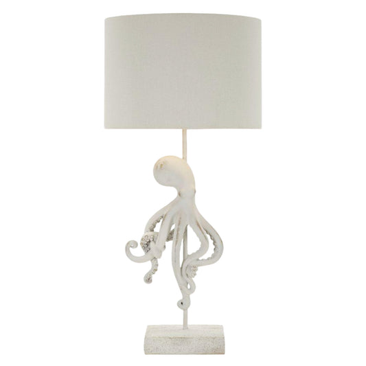 LAMPADA DA TAVOLO OCTOPUS BIANCA CM Ø 30,5X64,5