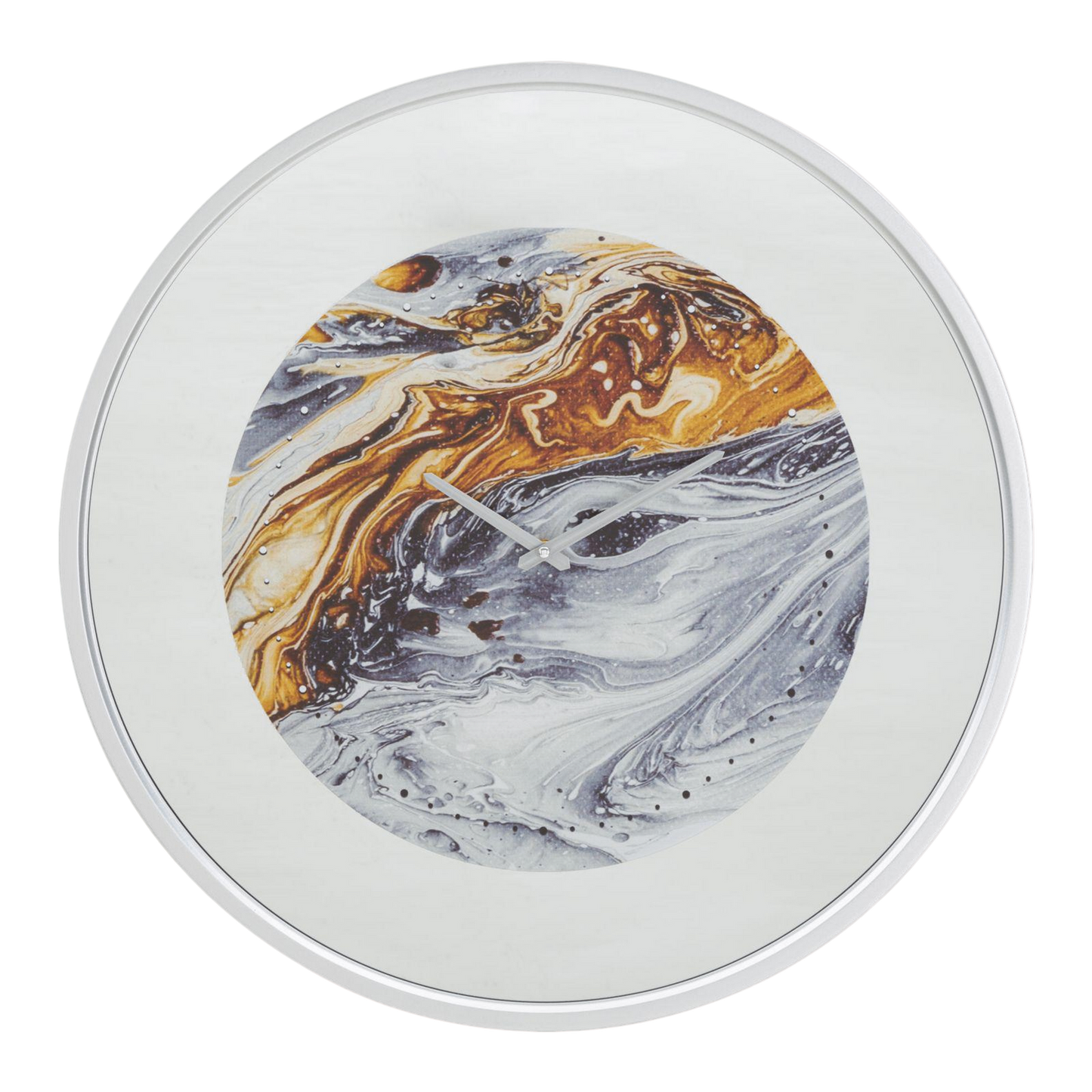 OROLOGIO DA MURO MIRROR GREY CM Ø 60X5