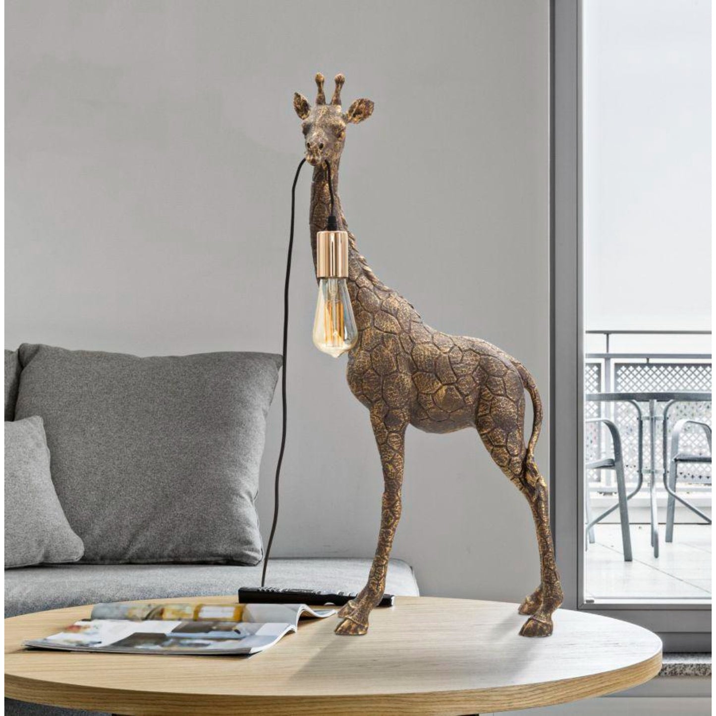 LAMPADA DA TAVOLO GIRAFFA CM 40X22X80