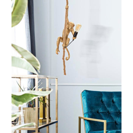 LAMPADARIO MONKEY ORO CM 27X32X60