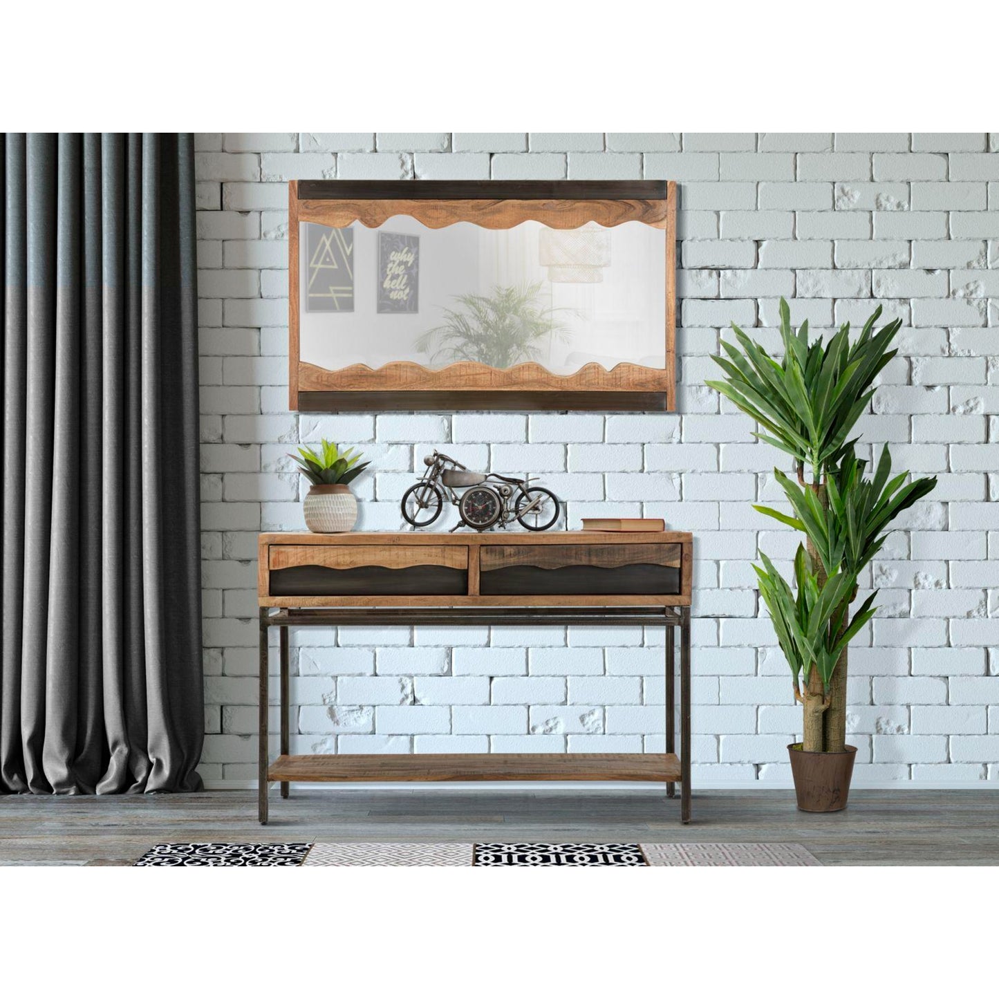 CONSOLE YELLOWSTONE CM 118X40X80 (LEGNO DI ACACIA NILOTICA)