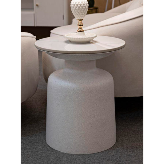TAVOLINETTO WHITE FUSH CM Ø 40X47