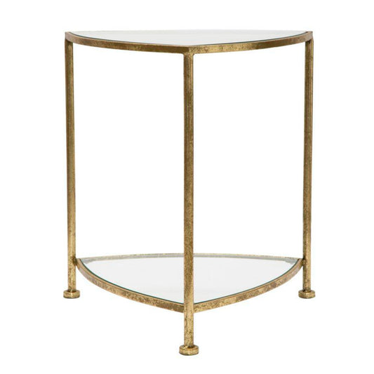COMODINO 2 RIPIANI TRIANGLE CM 45X45X50