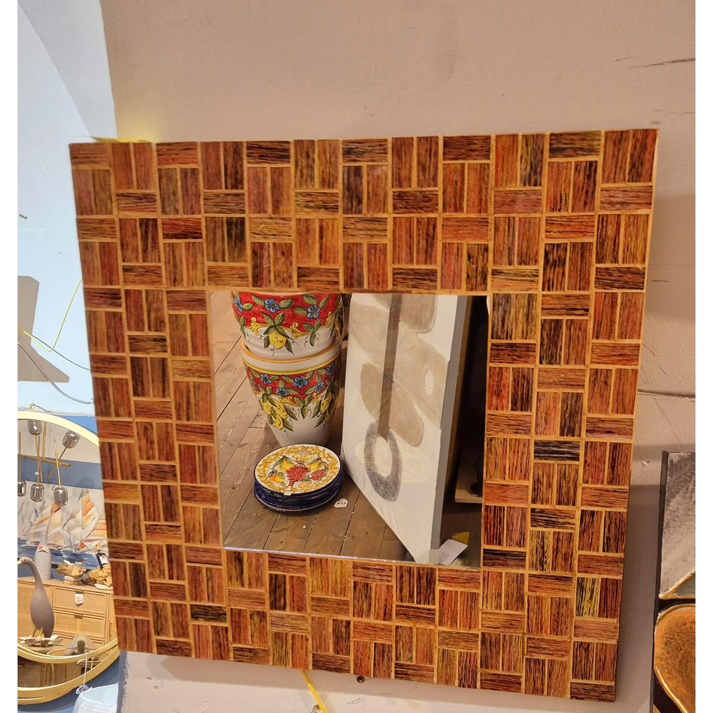 Specchio cornice a Mosaico 40 x 40 cm