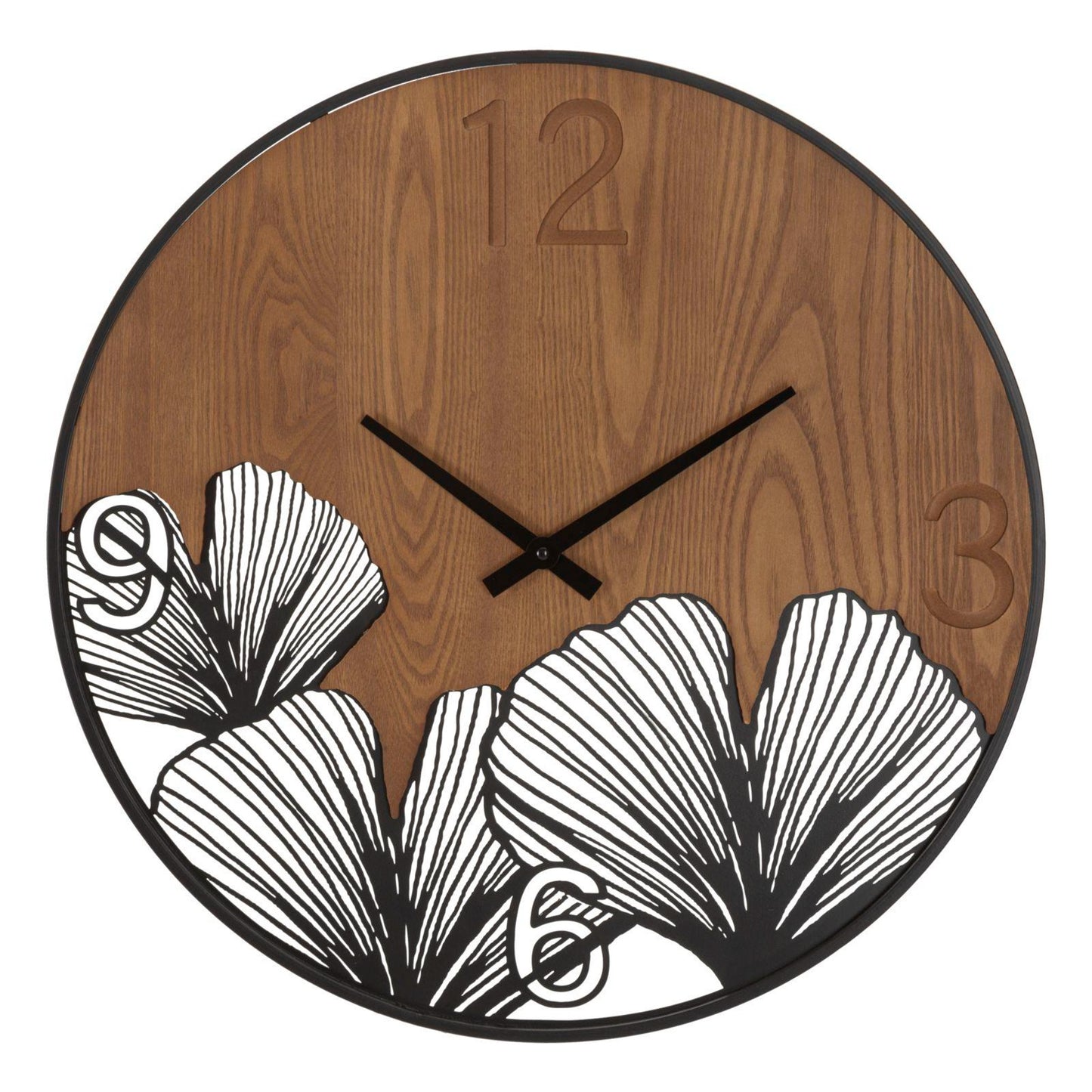 ORLOGIO DA MURO WOOD/LEAF CM Ø 60X2