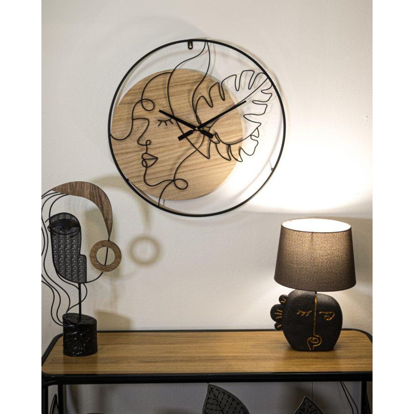 OROLOGIO DA MURO ELEGANT -B- CM Ø 60X2