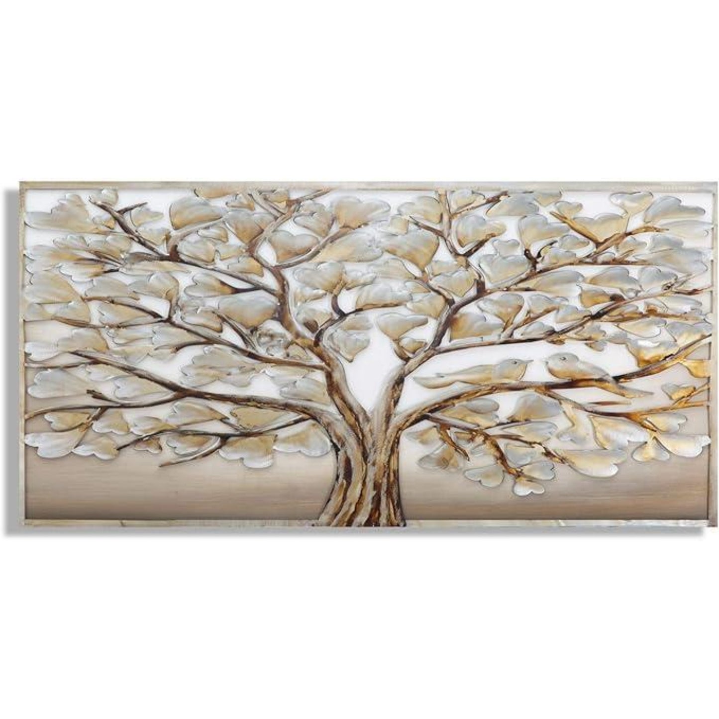 Quadro Alluminio Albero della Vita cm.120x60