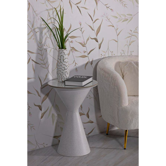 TAVOLINETTO WHITE DOUBLE CM Ø 44,5x63
