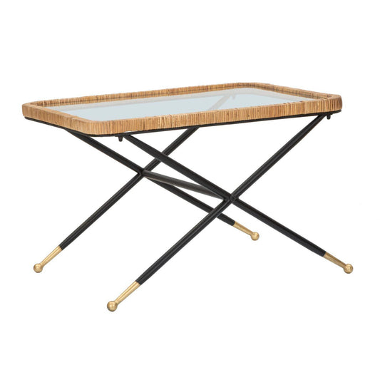 TAVOLO DA CAFFE' SAINT BARTH RETT. CM 70X50X45H