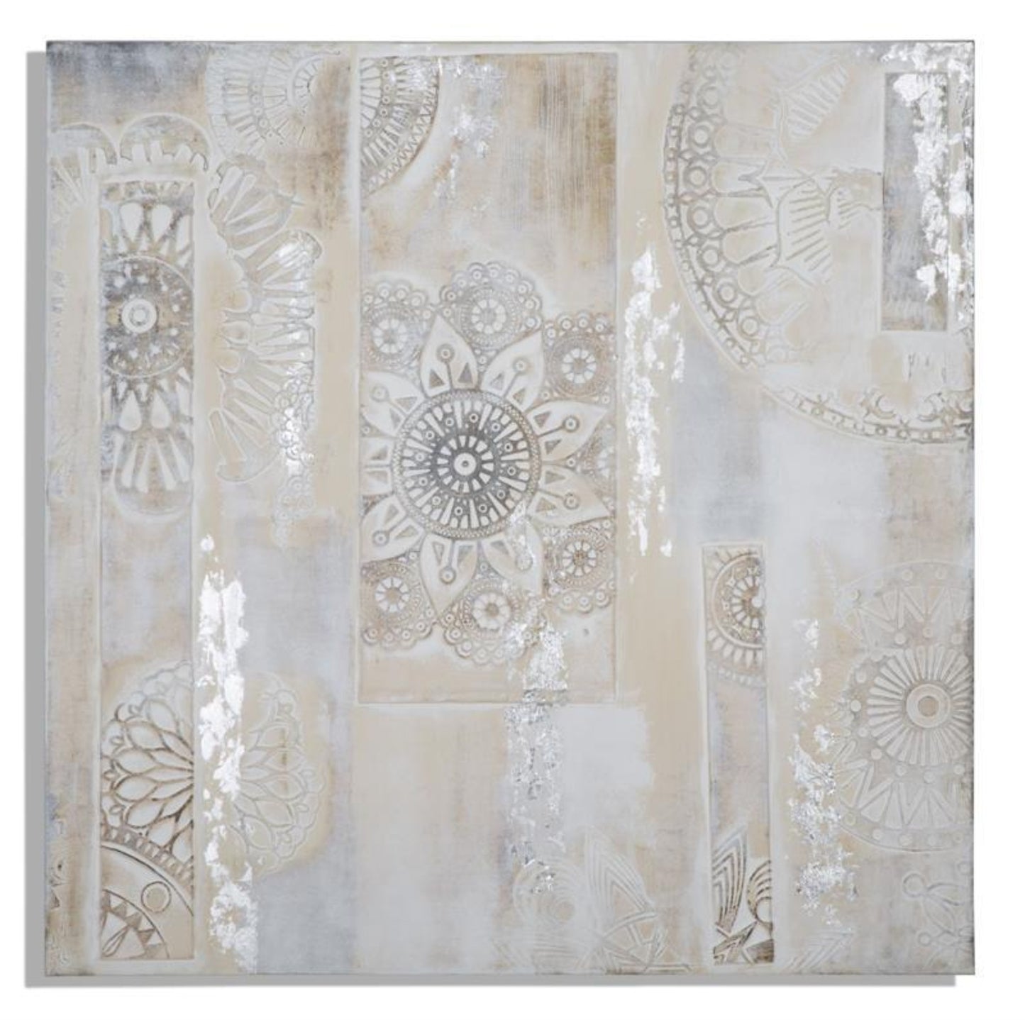 DIPINTO SU TELA HENNE 90 x 90 cm