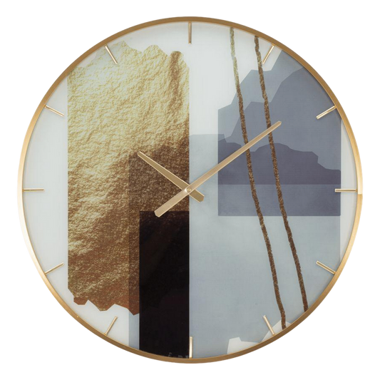 OROLOGIO GLASS MOTIF CM Ø 80X5