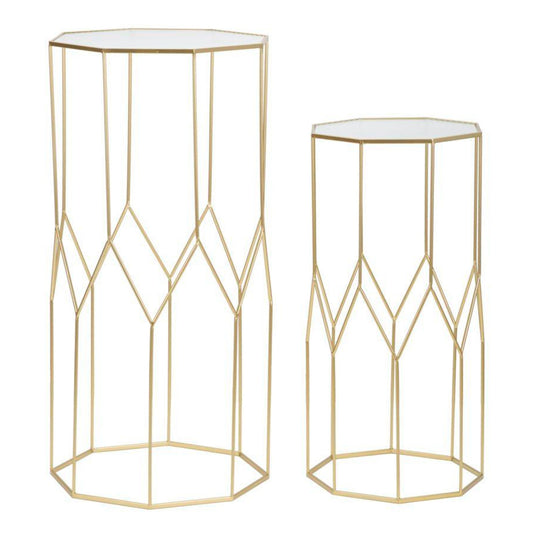 P/TELEFONO NEW GLASS COPPIA CM 50X46X100-40X37X80