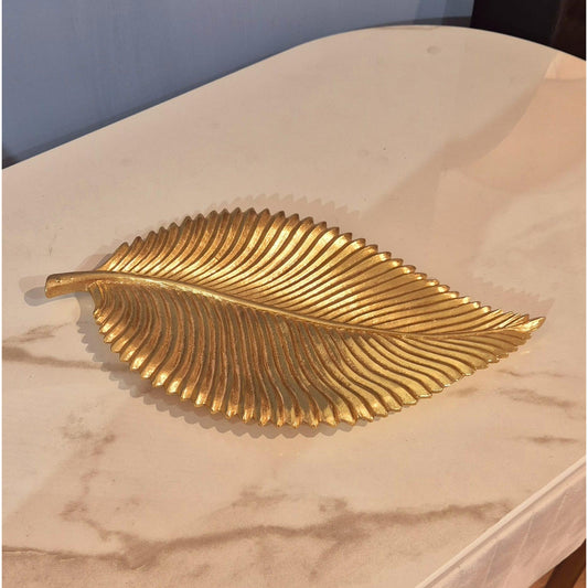 Svuota tasche foglia gold 30 x 16H cm