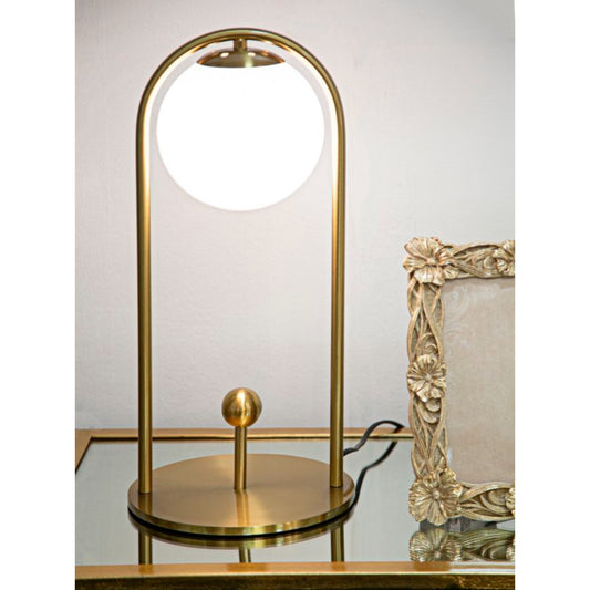 LAMPADA DA TAVOLO GLAMY ARC -A- CM Ø 21X47